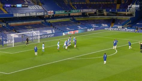 Nobody knows why this Chelsea indirect free-kick was taken OUTSIDE the box against Man City