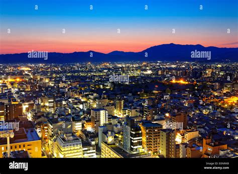 Kyoto City night in Japan, view from Kyoto Tower Stock Photo: 69321039 - Alamy