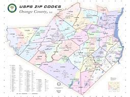 Orange County Map With Zip Codes