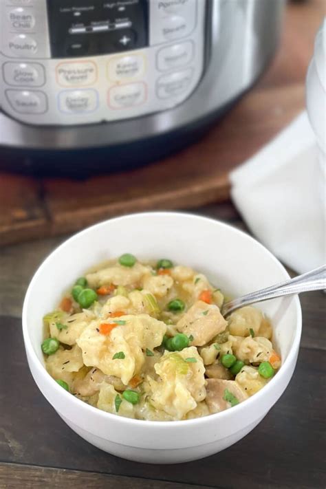 Instant Pot Chicken and Dumplings - COOKtheSTORY