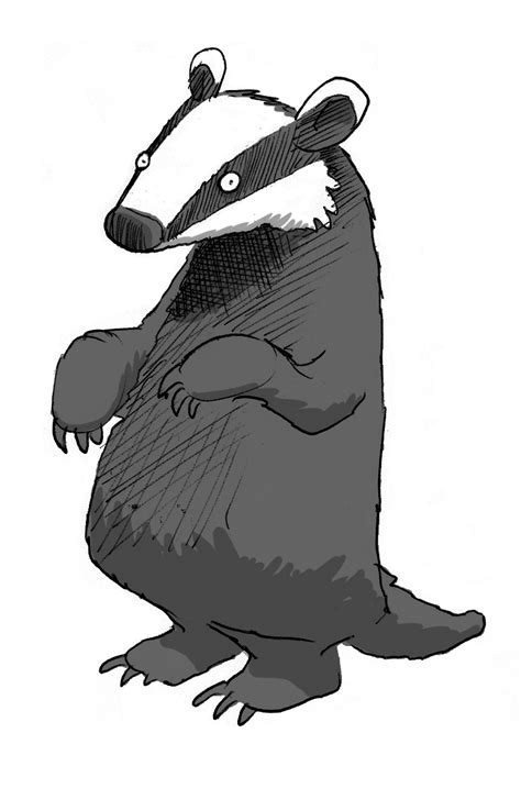 Badger Drawing | Free download on ClipArtMag