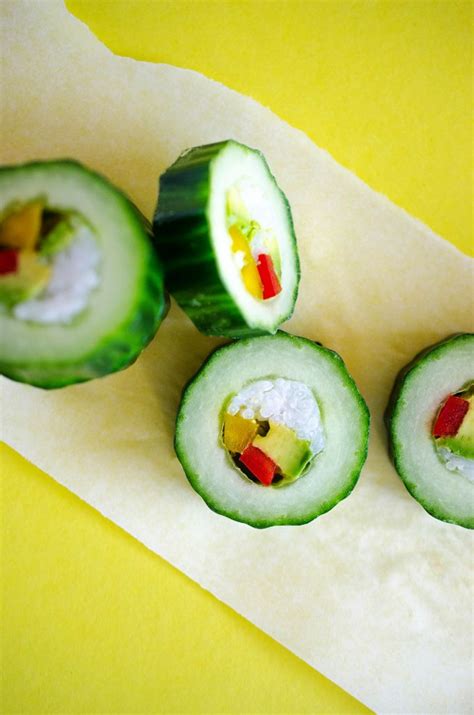 Cucumber Sushi Rolls | Recipe | Sushi rolls, Sushi recipes, Vegetarian sushi recipes