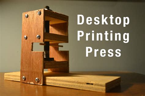 Desktop Printing Press : 11 Steps (with Pictures) - Instructables