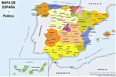 Mapa Politico De Espana Para Imprimir | Images and Photos finder