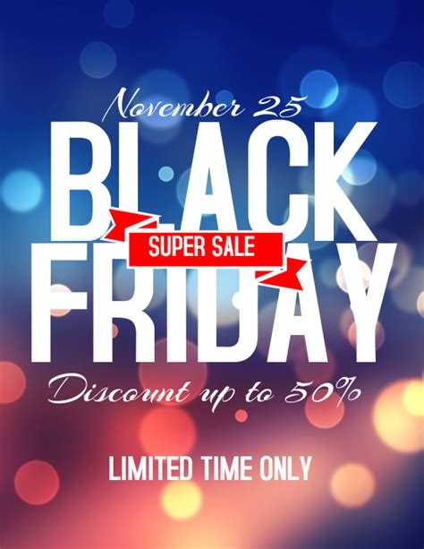 Black Friday Sale Flyer Template | PosterMyWall