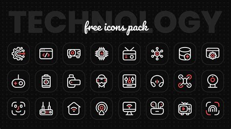 Technology Icons Set for PowerPoint, and Google Slides - PowerPoint School