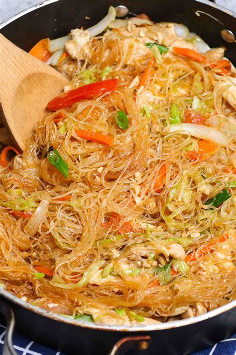 Easy Glass Noodles Stir Fry Recipe - A Spectacled Owl