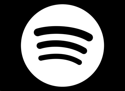 Black app, Spotify logo, App icon