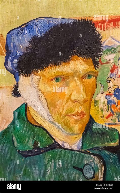 Vincent van Gogh Self Portrait with Bandaged Ear in Arles dated January ...