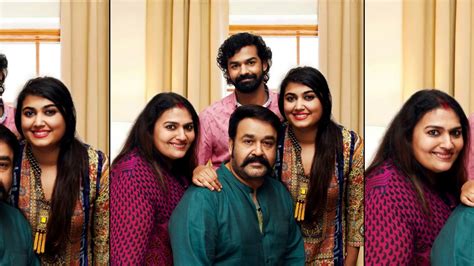 Mohanlal Family Photos - YouTube