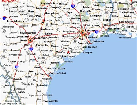 Southeast Texas Map