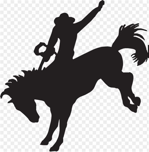 Free download | HD PNG cowboy riding horse silhouette PNG transparent with Clear Background ID ...