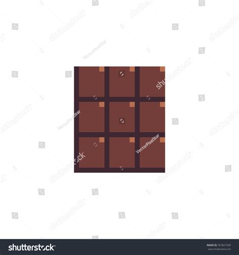 Chocolate Bar Icon Pixel Art Flat Stock Vector (Royalty Free) 767821939 ...