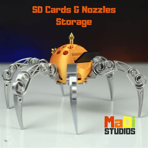 STL file BIOMECHANICAL SPIDER 🕷️ ・3D printable model to download・Cults