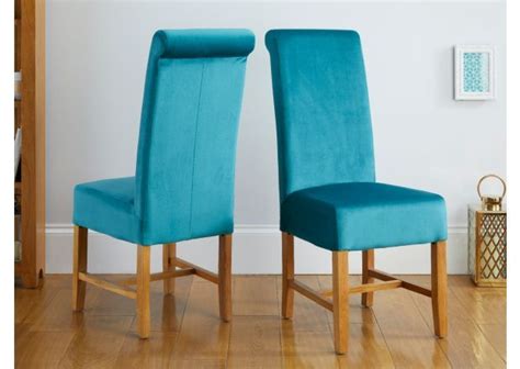 Harrogate Teal Green Velvet Dining Chair with Oak Legs - SUMMER MEGA DEAL | Velvet dining chairs ...