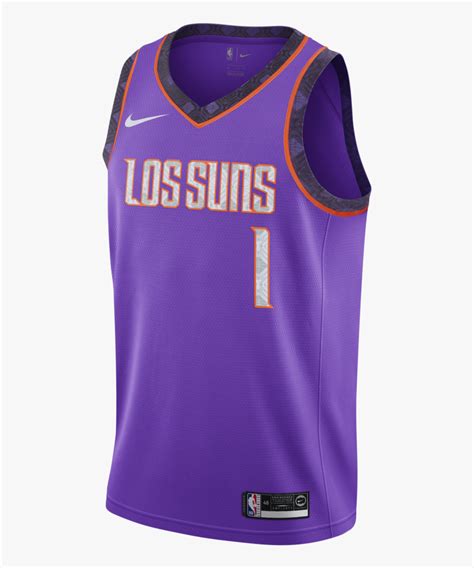 Phoenix Suns City Edition Jersey - Los Suns Devin Booker Jersey, HD Png ...