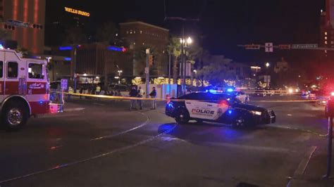 2 people hospitalized after being hit by a car in downtown El Paso