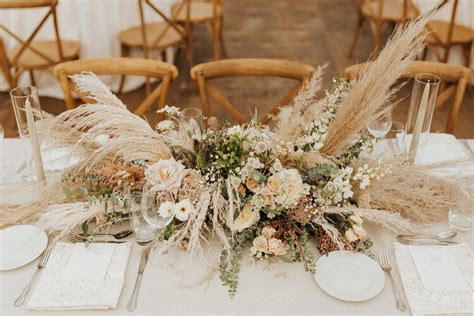 boho chic wedding centerpieces - Wanetta Truitt