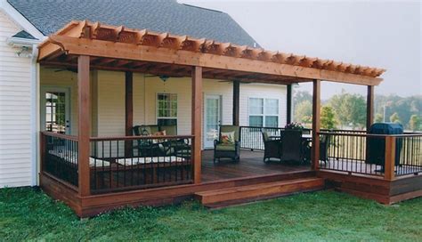 10+ Pergola Attached To House On Deck – HOMYRACKS