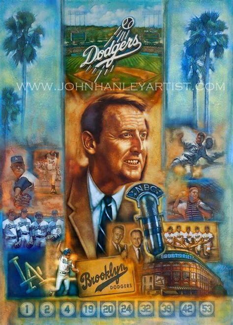 The great Vin Scully!! 67 years voice of the Dodgers. | La dodgers baseball, Dodgers, Dodgers nation