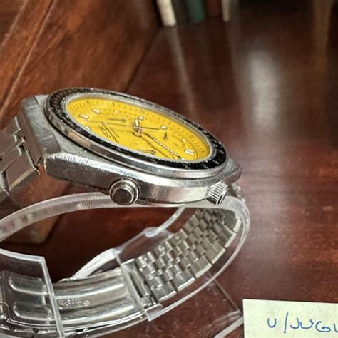 [WTS] Seiko Sports Chronograph 7A28-710A Rare Yellow Dial | WatchCharts ...