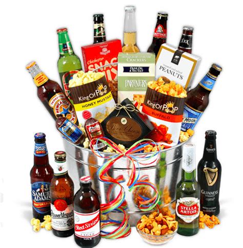 Around The World Beer Bucket - 12 Beers | Beer bucket, Gift baskets for ...