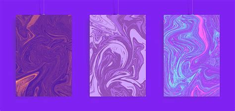 Colorful Fluid Painting With Marble Texture For Design Use Vector, Concept, Colour, Digital PNG ...