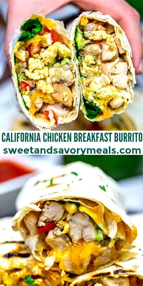 California Chicken Breakfast Burrito [Video] - S&SM