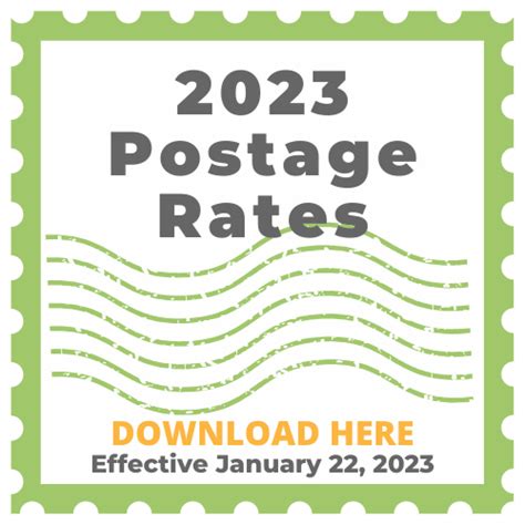 2023 Postage Rate Chart Printable - Get Your Hands on Amazing Free ...