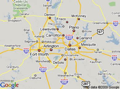 Irving, Texas Map