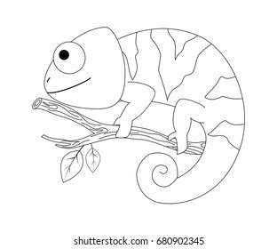 5,301 Chameleon Outline Royalty-Free Photos and Stock Images | Shutterstock