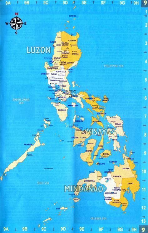 Large administrative map of Philippines with major cities | Philippines | Asia | Mapsland | Maps ...