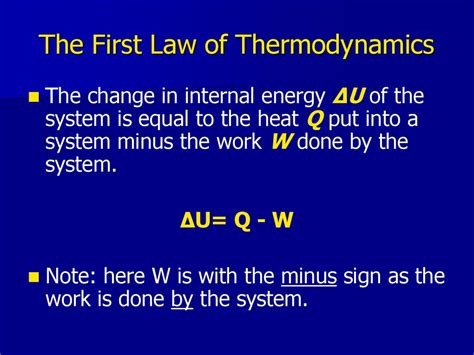 Heat flow and the first law of thermodynamics. Kind of thermodynamic process. Adiabatic ...