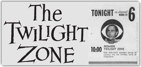 The Twilight Zone premiered October 2, 1959 | Twilight zone, Twilight, Zone