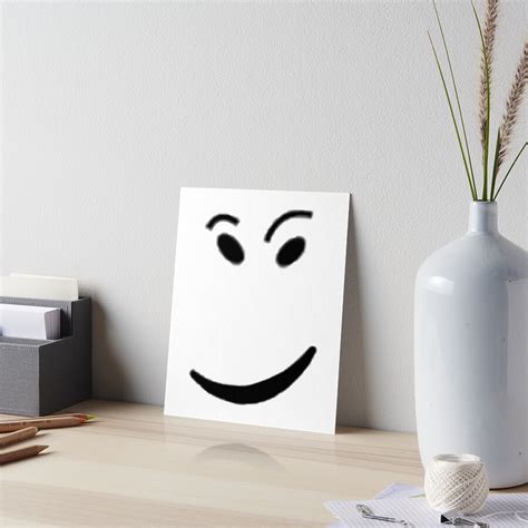 "ROBLOX CHECK IT FACE " Art Board Print by TerrySirosky | Redbubble