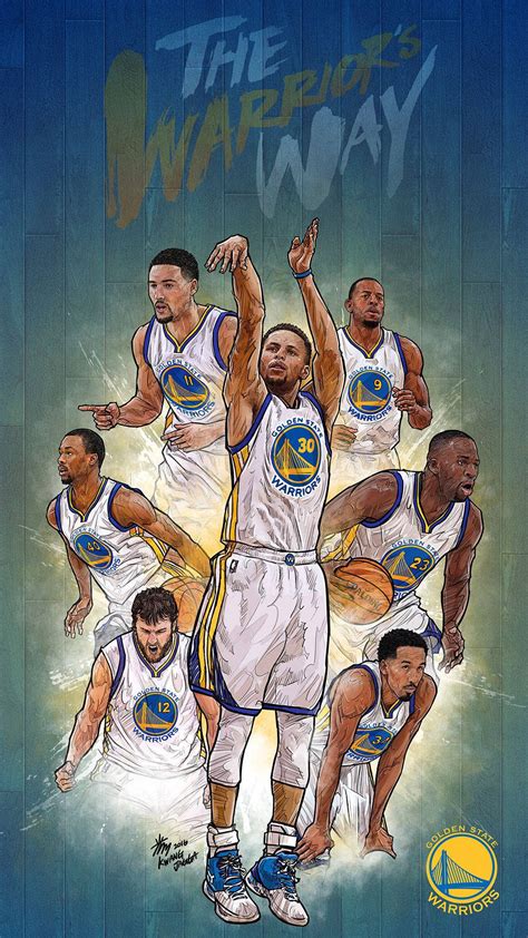 Ladda ner Wallpapergolden State Warriors Cool Basket Iphone Tapeter. Wallpaper | Wallpapers.com