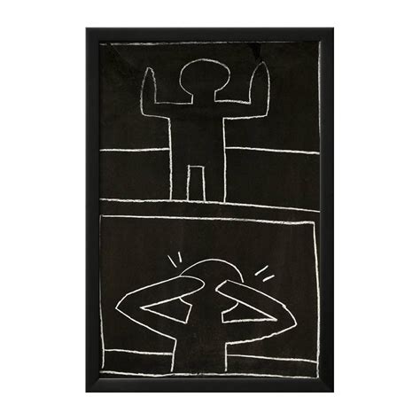 Keith Haring // Subway Drawing Untitled 20 // c. 1980-1985 (18"W x 27"H ...