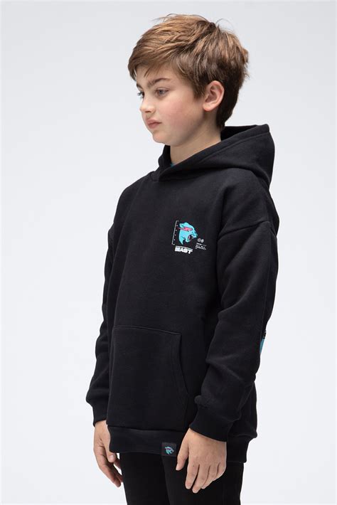 KIDS PARTICLE HOODIE - BLACK – MrBeast.store