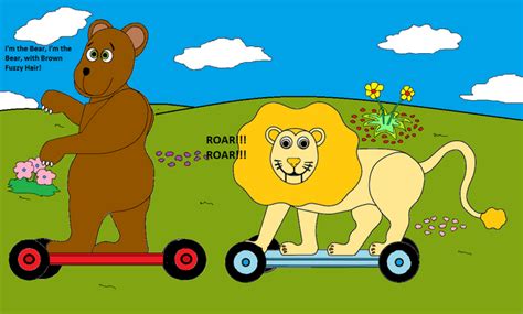 Image - Lion and bear.png - Teletubbies Wiki