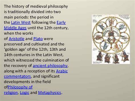 Medieval philosophy Medieval philosophy is the philosophy