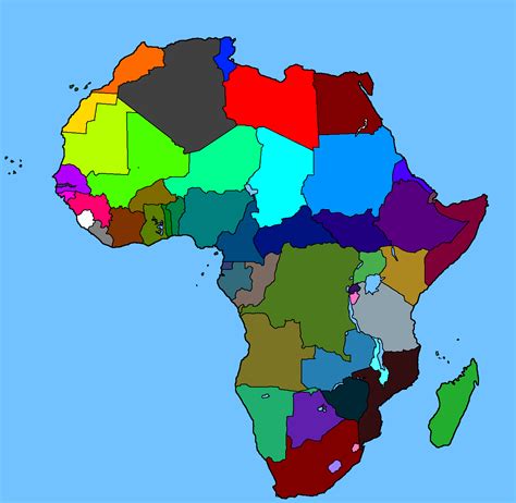 Map Of Europe Color Coded Map Of Africa | Images and Photos finder