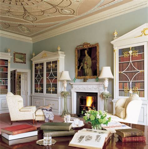 Library in Brocket Hall, Brocket Hall Estate | Home, Interior, Neoclassical interior