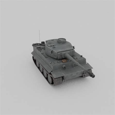 3D model Tiger Ausf H1 Heavy Tank VR / AR / low-poly | CGTrader