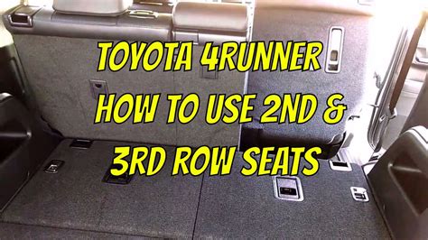 Used Toyota 4runner With Third Row Seating