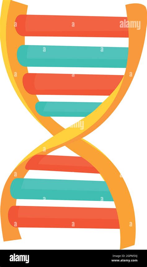 DNA strand icon, cartoon style Stock Vector Image & Art - Alamy