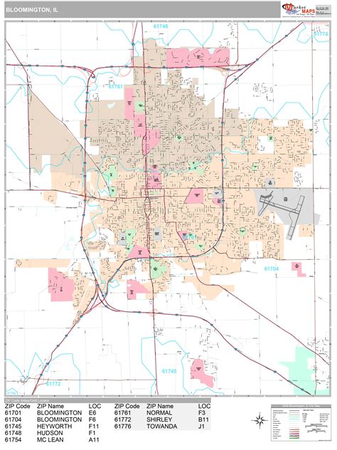 Bloomington Il Zip Code Map: A Comprehensive Guide - 2023 Calendar Printable