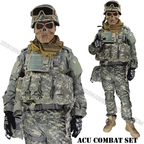 ACU Digital Combat set Paintball suit BDU hunting military uniform suit Camouflage COAT+PANTS ...