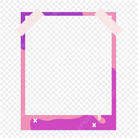 Polaroid Frames Vector Design Images, Pink Polaroid Photo Frame, Polaroid, Photo, Polaroid Photo ...