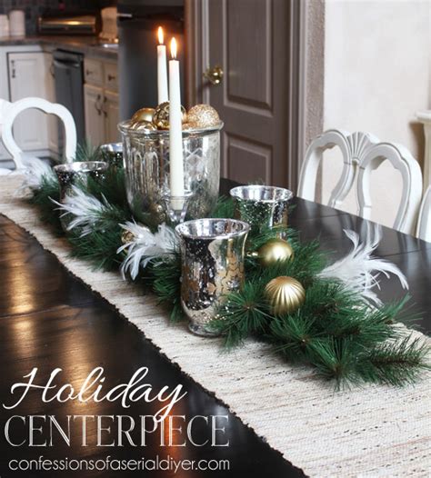 Holiday Dining Table Centerpiece | Confessions of a Serial Do-it-Yourselfer