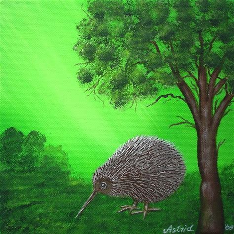 Kiwi Bird Painting by Astrid Rosemergy | Fine Art America